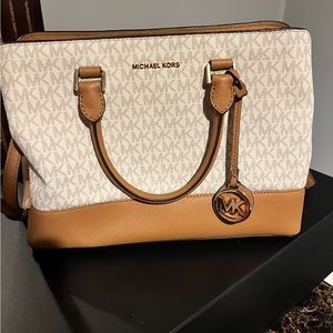 Michael Kors Tote Bag White/Tan